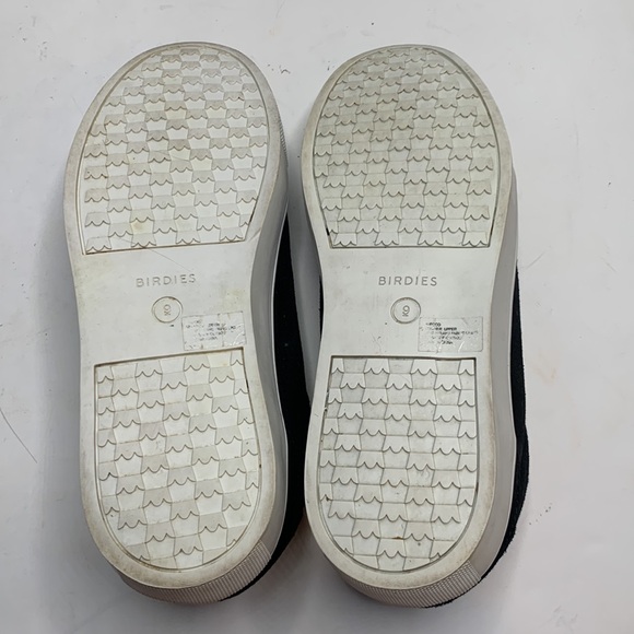 Birdies Cardinal Black Sneaker with Faux Shearling Interior S-188 Sz 9 - Picture 9 of 11